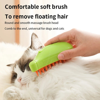 3 in 1 Electric Steam Brush Massager