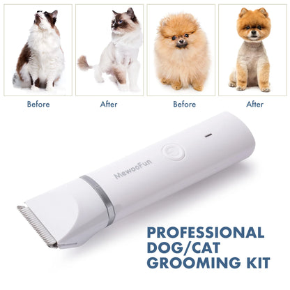 4 in 1 Pet Electric Hair Trimmer with 4 Blades