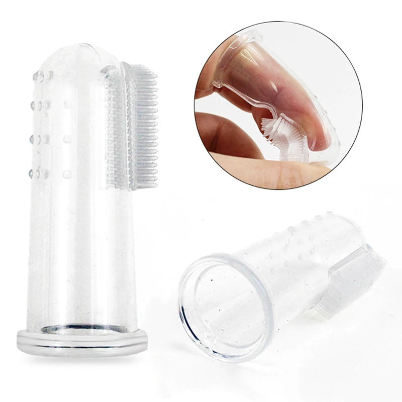 Ultra Soft Silicone Dental Cleaning Finger Toothbrush